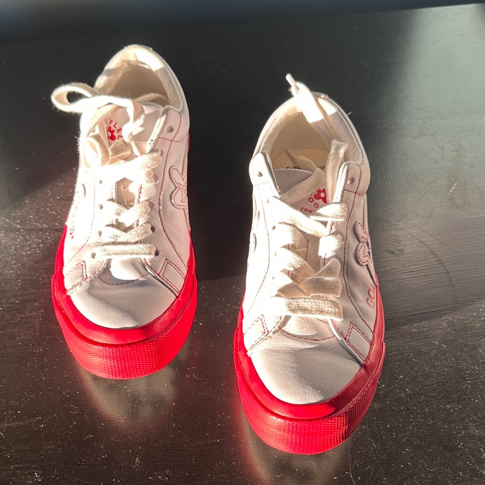 Golf Wang Red Bottom Sneakers – Rare Tyler, The Creator Shoe size 8 1/2 women - Picture 5 of 7